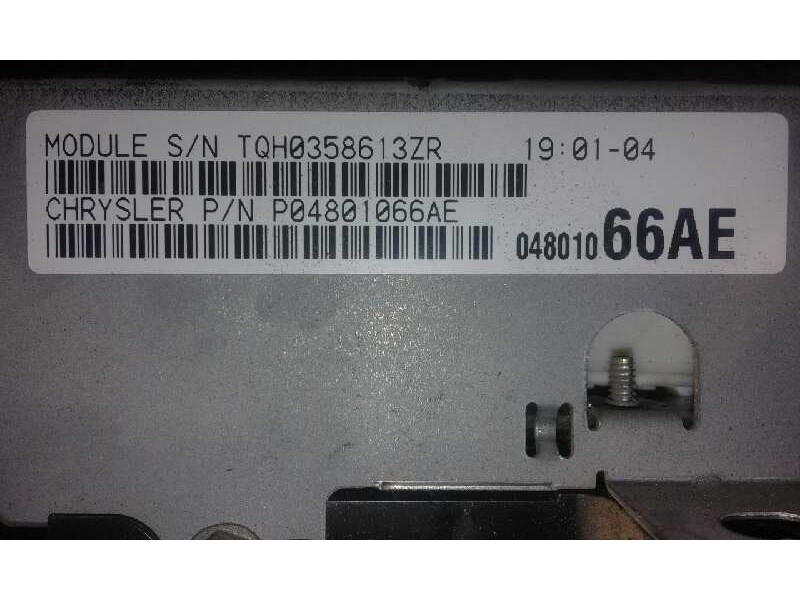 Recambio de caja reles / fusibles para chrysler voyager (gs)    |   0.96 - 0.01 | 1996 - 2001 referencia OEM IAM  P04707996AE 