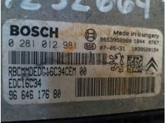 Recambio de centralita motor uce para citroen c4 picasso 1.6 16v hdi fap   |   0.07 - 0.13 | 2007 - 2013 | 109 cv / 80 kw refere 2