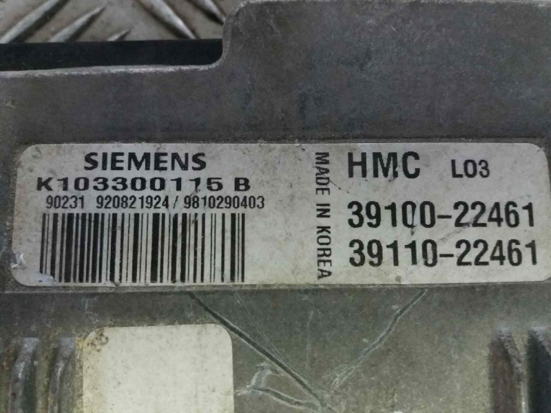 Recambio de centralita motor uce para hyundai accent (x3)    |   0.95 - 0.97 | 1995 - 1997 referencia OEM IAM K103300115B 391002