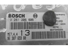 Recambio de centralita motor uce para  referencia OEM IAM 0261206606 9638765980id10 