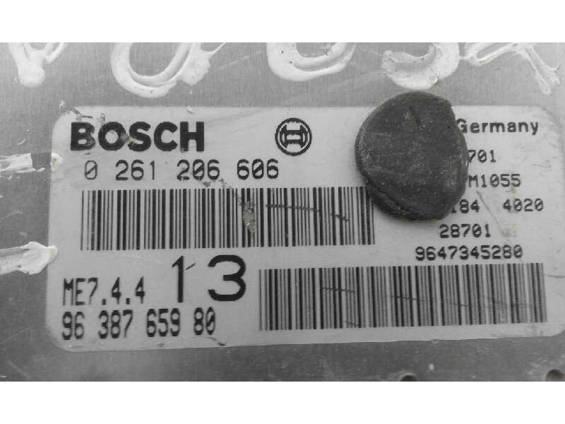 Recambio de centralita motor uce para  referencia OEM IAM 0261206606 9638765980id10 