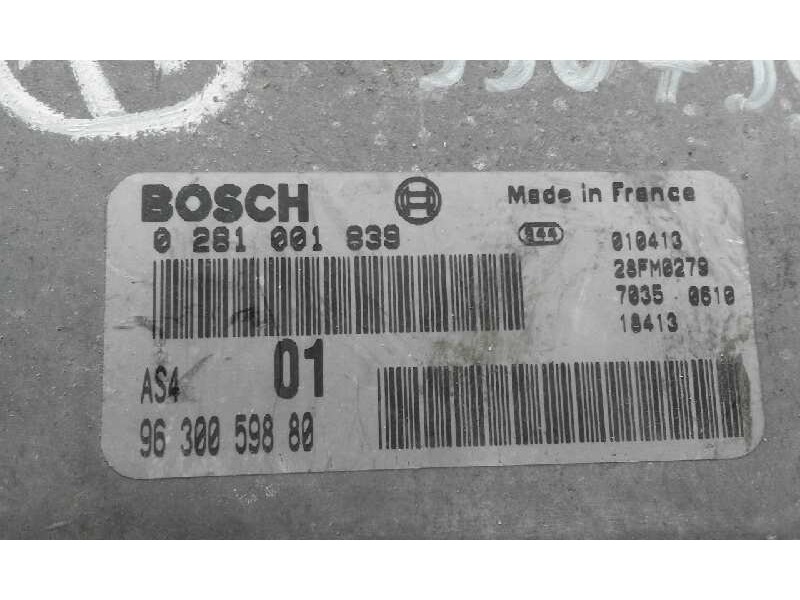Recambio de centralita motor uce para  referencia OEM IAM 0281001838 9630059880 
