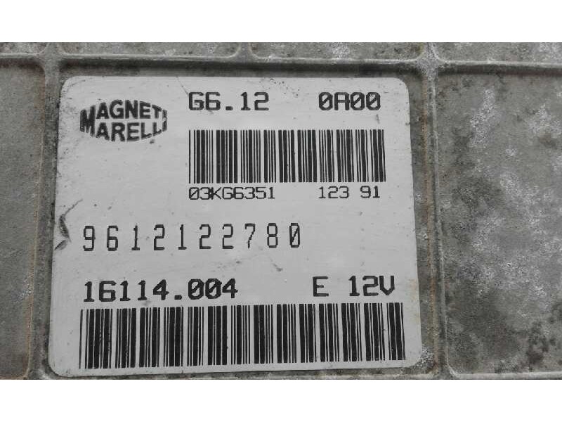 Recambio de centralita motor uce para  referencia OEM IAM 9612122780 16114004 