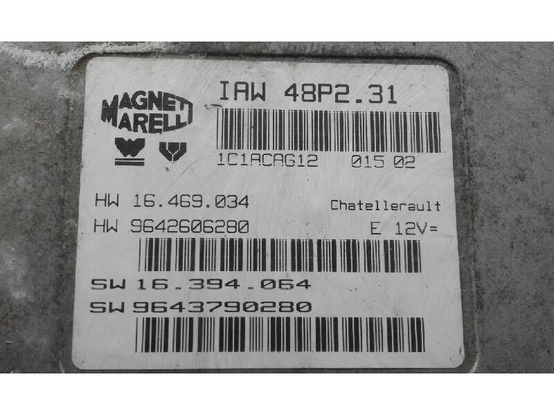 Recambio de centralita motor uce para  referencia OEM IAM IAW48P231 9642606280 