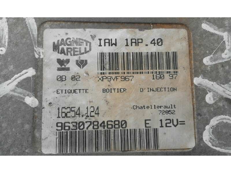 Recambio de centralita motor uce para  referencia OEM IAM 9630784680 16254124 