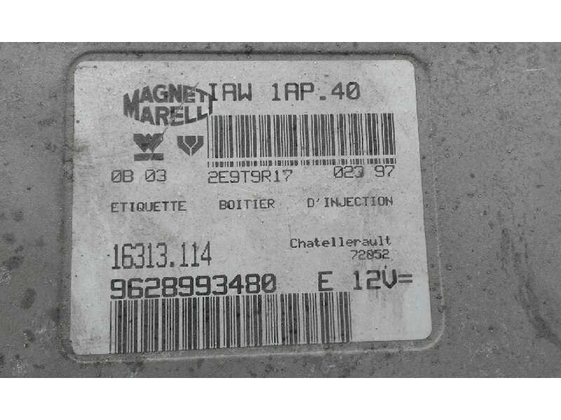 Recambio de centralita motor uce para  referencia OEM IAM 9628993480 16313114 