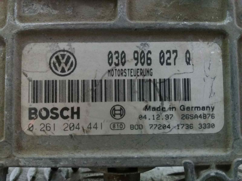 Recambio de centralita motor uce para  referencia OEM IAM 0261204441 030906027Q  Recambio de centralita motor uce para  referencia OEM IAM 0261204441 030906027Q