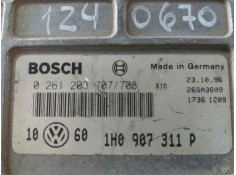 Recambio de centralita motor uce para  referencia OEM IAM 0261203707 1H0907311P  2