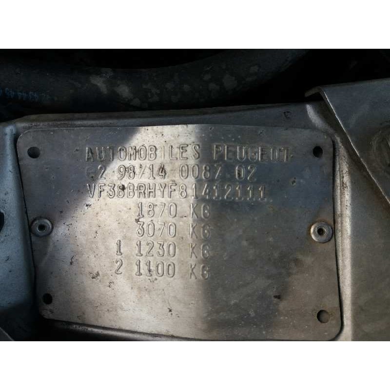 peugeot 406 berlina (s1/s2) 2.0 hdi cat   |   0.95 - ... | 1995 | 90 cv / 66 kw del año 1995