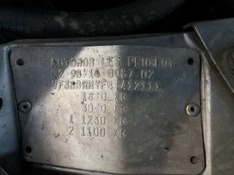 peugeot 406 berlina (s1/s2) 2.0 hdi cat   |   0.95 - ... | 1995 | 90 cv / 66 kw del año 1995