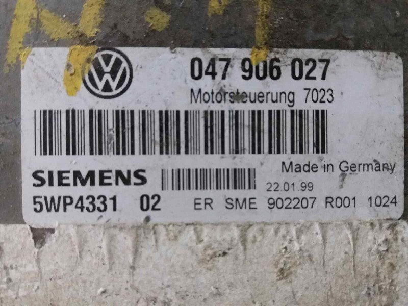 Recambio de centralita motor uce para seat toledo (1l) 1.6   |   0.91 - 0.99 | 1991 - 1999 | 101 cv / 74 kw referencia OEM IAM 0 Recambio de centralita motor uce para seat toledo (1l) 1.6   |   0.91 - 0.99 | 1991 - 1999 | 101 cv / 74 kw referencia OEM IAM 0