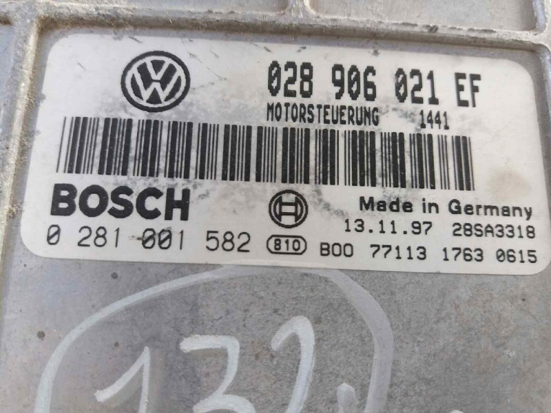 Recambio de centralita motor uce para seat toledo (1l) magnus   |   09.97 - 12.99 | 1997 - 1999 | 90 cv / 66 kw referencia OEM I