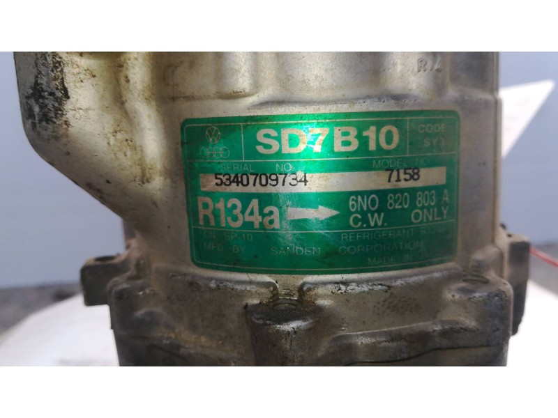 Recambio de compresor aire acondicionado para seat arosa (6h1)    |   0.00 - 0.05 | 2000 - 2005 referencia OEM IAM 6N0820803 534