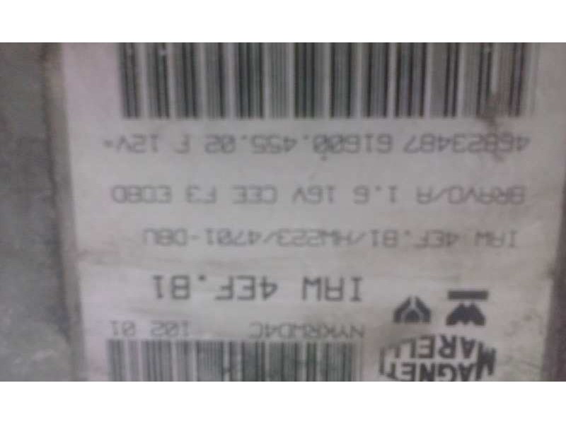 Recambio de centralita motor uce para fiat palio weekend (178) 16v   |   07.00 - 12.02 | 2000 - 2002 | 103 cv / 76 kw referencia