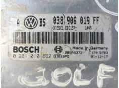 Recambio de centralita motor uce para volkswagen golf iv berlina (1j1) conceptline   |   09.97 - 12.02 | 1997 - 2002 | 90 cv / 6 2