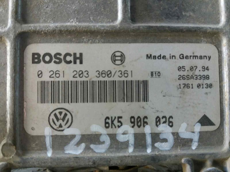 Recambio de centralita motor uce para seat ibiza (6k) 1.4   |   0.93 - ... | 1993 | 60 cv / 44 kw referencia OEM IAM 0261203360 