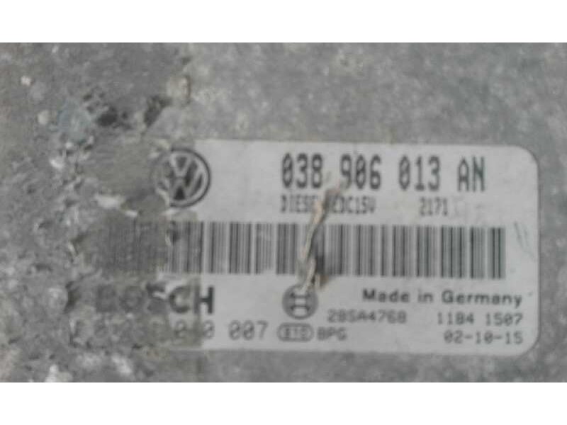 Recambio de centralita motor uce para seat inca (6k9)    |   0.95 - ... | 1995 referencia OEM IAM 038906013AN 0281010007 