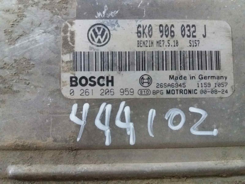 Recambio de centralita motor uce para seat ibiza (6k1) stella   |   08.99 - 12.02 | 1999 - 2002 | 60 cv / 44 kw referencia OEM I