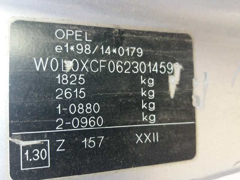 opel combo (corsa c) 1.7 16v di cat (y 17 dtl / lk8)   |   0.01 - ... | 2001 | 65 cv / 48 kw del año 2001