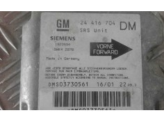Recambio de centralita airbag para opel zafira a    |   0.99 - 0.05 | 1999 - 2005 referencia OEM IAM 24416704   2