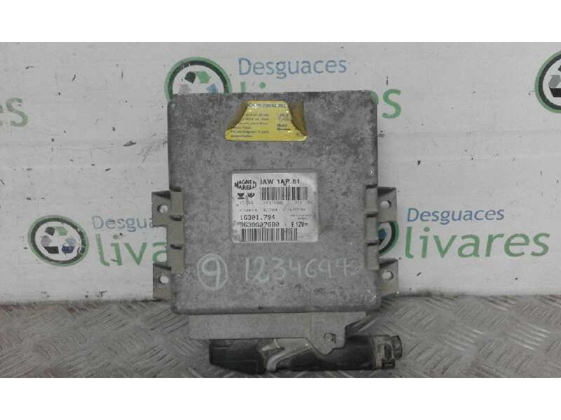 Recambio de centralita motor uce para peugeot 206 berlina 1.4   |   0.98 - ... | 1998 | 75 cv / 55 kw referencia OEM IAM 1630179