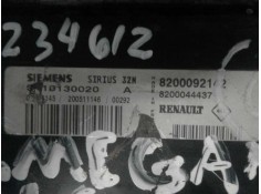 Recambio de centralita motor uce para renault megane i fase 2 berlina (ba0) 1.6 16 v rt (ba04)   |   0.99 - ... | 1999 | 107 cv  2