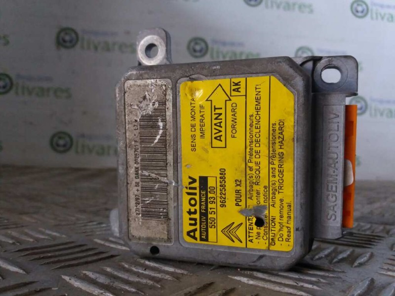 Recambio de centralita airbag para citroen xantia berlina 2.1 turbodiesel   |   0.97 - ... | 1997 | 109 cv / 80 kw referencia OE
