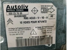 Recambio de centralita airbag para citroen xsara berlina 1.9 d sx   |   12.97 - 12.04 | 1997 - 2004 | 69 cv / 51 kw referencia O 2