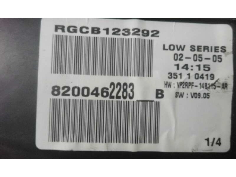 Recambio de cuadro instrumentos para renault megane ii berlina 5p    |   0.00 - ... | 20002 referencia OEM IAM 8200462283  