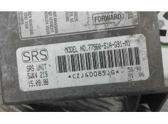 Recambio de centralita airbag para honda accord berlina (cg7-9/ch1-7) 1.8 16v cat   |   0.98 - 0.03 | 1998 - 2003 | 136 cv / 100 2