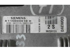Recambio de centralita motor uce para daewoo matiz 0.8 cat   |   0.97 - ... | 1997 | 52 cv / 38 kw referencia OEM IAM K115000010 2