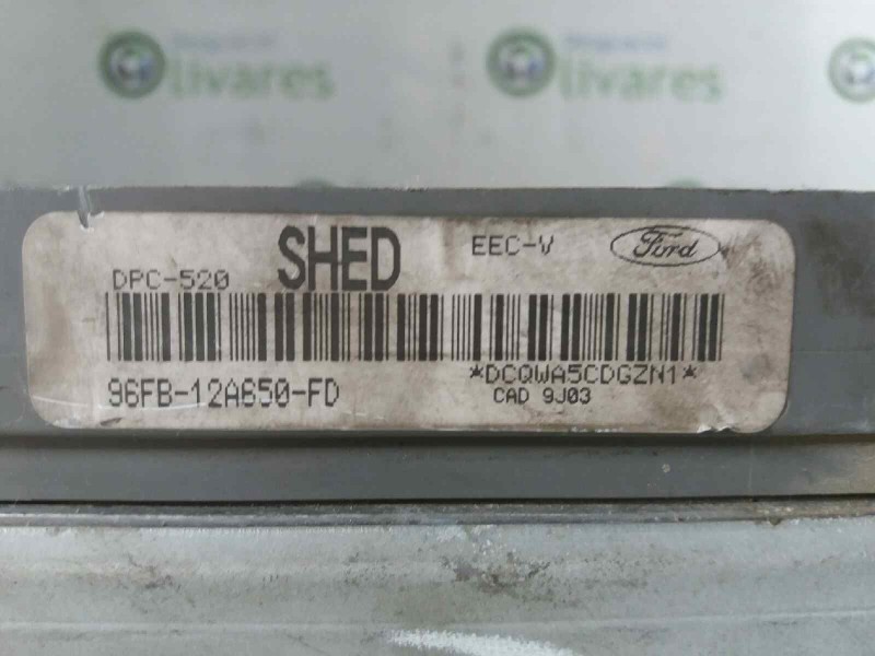 Recambio de centralita motor uce para ford fiesta berlina valore   |   12.96 - 12.97 | 1996 - 1997 | 60 cv / 44 kw referencia OE