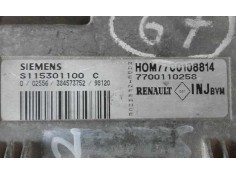 Recambio de centralita motor uce para renault clio ii fase i (b/cbo) 1.4 alize   |   06.98 - 12.00 | 1998 - 2000 | 75 cv / 55 kw 2