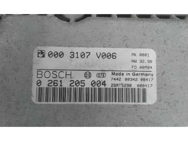 Recambio de centralita motor uce para smart coupe    |   0.98 - 0.03 | 1998 - 2003 referencia OEM IAM 0261205004 0003107V006 
