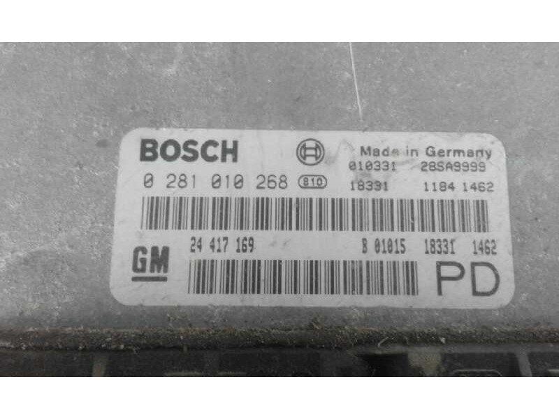 Recambio de centralita motor uce para opel zafira a    |   0.99 - 0.05 | 1999 - 2005 referencia OEM IAM 0281010268  