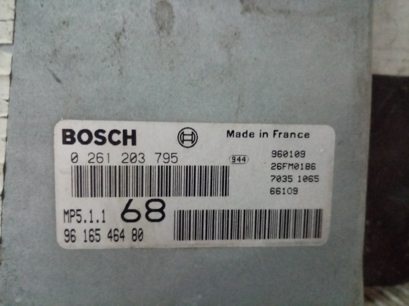 Recambio de centralita motor uce para citroen xantia berlina    |   0.93 - 0.97 | 1993 - 1997 referencia OEM IAM  9616546480 026