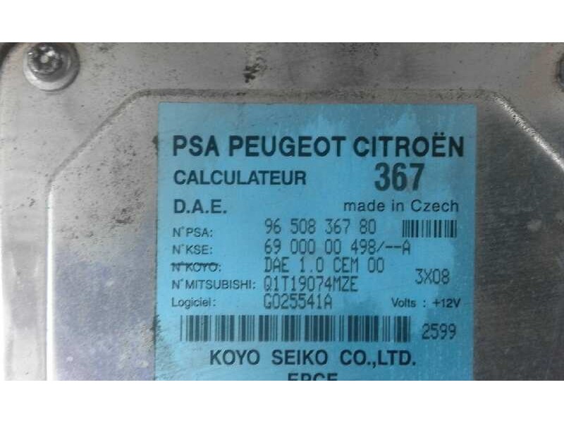 Recambio de modulo electronico para citroen c3    |   0.02 - ... | 2002 referencia OEM IAM 9650837680  