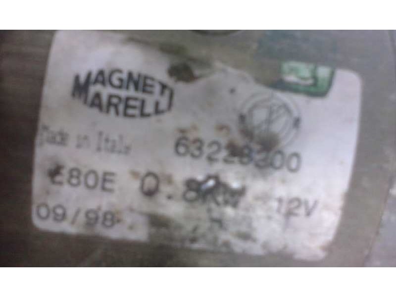 Recambio de motor arranque para fiat punto berlina (176) 55 s   |   04.97 - 12.99 | 1997 - 1999 | 54 cv / 40 kw referencia OEM I