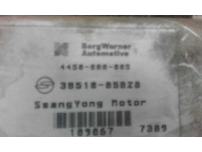 Recambio de modulo electronico para ssangyong musso 2.3 turbodiesel cat   |   0.96 - 0.01 | 1996 - 2001 | 101 cv / 74 kw referen