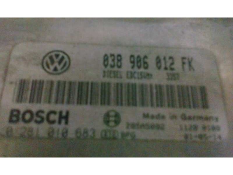 Recambio de centralita motor uce para seat toledo (1m2) signo   |   05.99 - 12.04 | 1999 - 2004 | 110 cv / 81 kw referencia OEM 