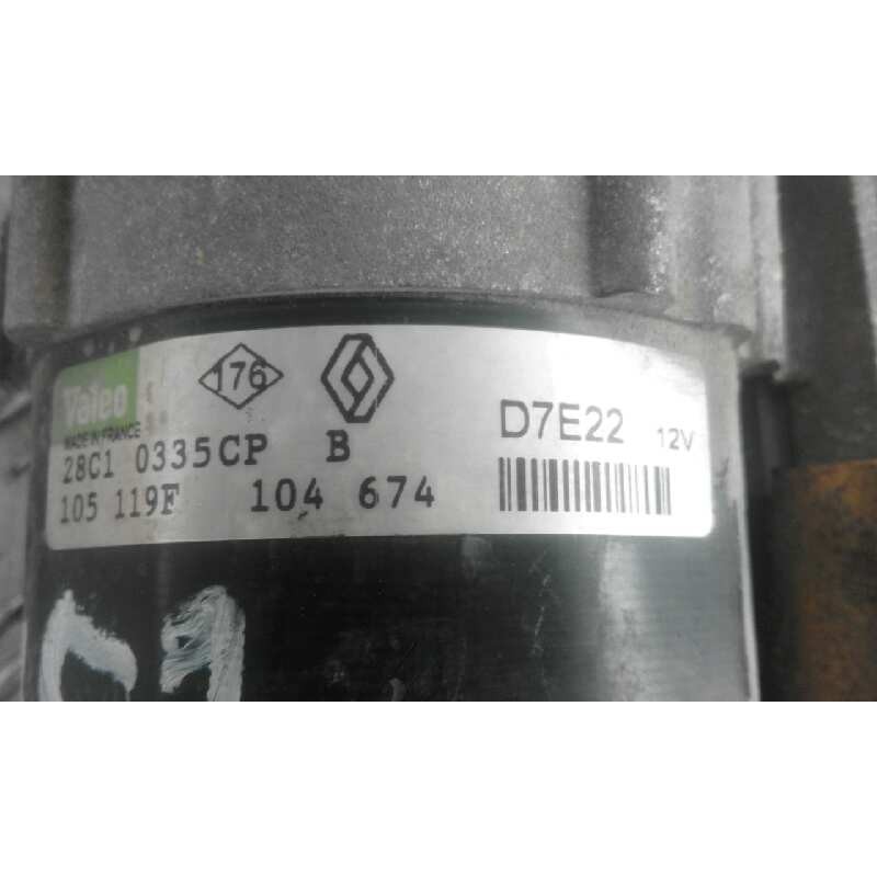 Recambio de motor arranque para renault scenic (ja..)    |   0.99 - 0.03 | 1999 - 2003 referencia OEM IAM D7E22 PUESTA EN MARCHA