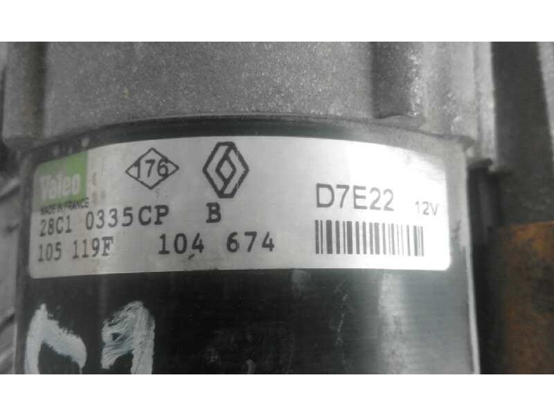 Recambio de motor arranque para renault scenic (ja..)    |   0.99 - 0.03 | 1999 - 2003 referencia OEM IAM D7E22 PUESTA EN MARCHA