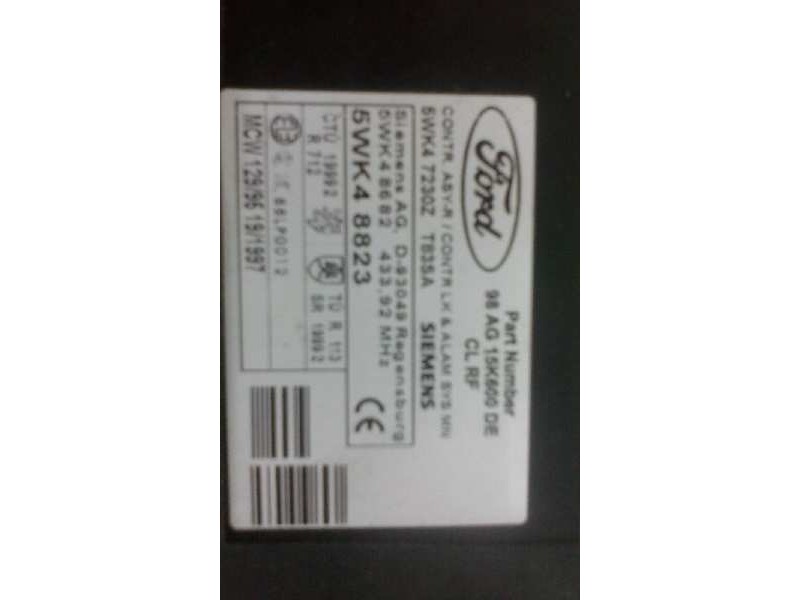 Recambio de modulo electronico para ford focus berlina (cak) ambiente   |   08.98 - 12.04 | 1998 - 2004 | 101 cv / 74 kw referen