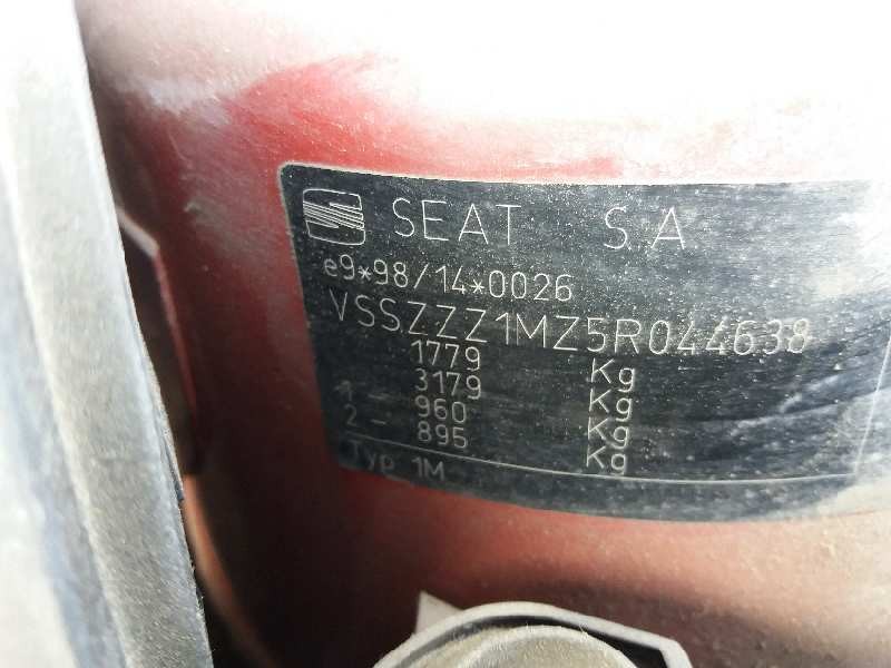 seat leon (1m1)    |   0.99 - 0.06 | 1999 - 2006 del año 1999