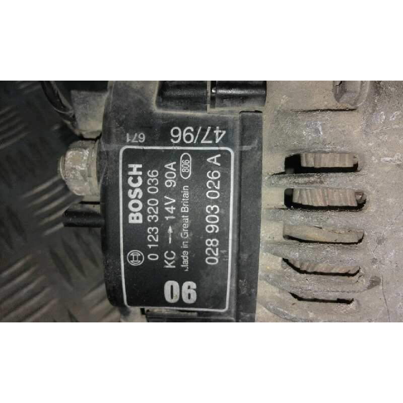 Recambio de alternador para  referencia OEM IAM 0123320036 028903026A 0986040320 Recambio de alternador para  referencia OEM IAM 0123320036 028903026A 0986040320