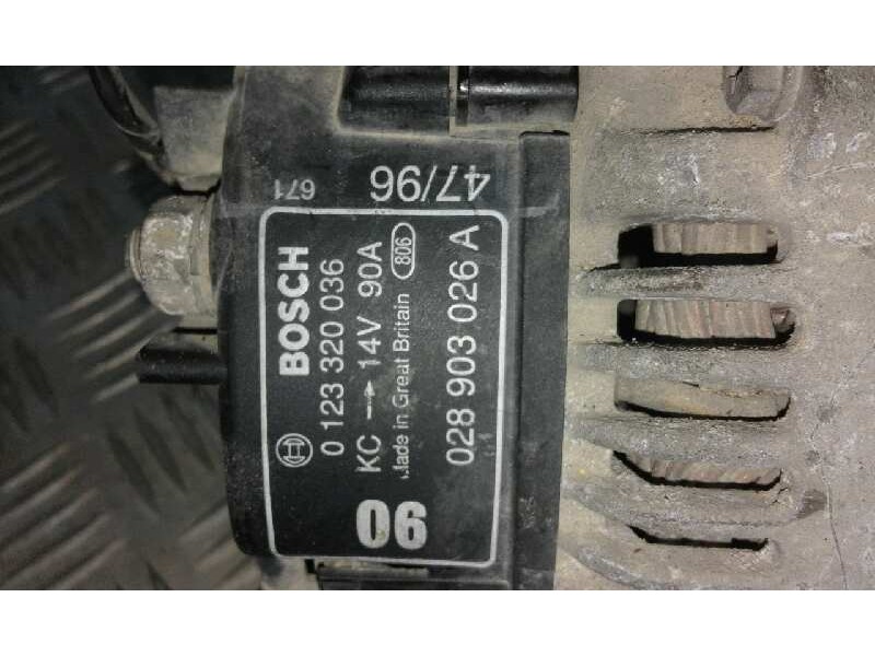 Recambio de alternador para  referencia OEM IAM 0123320036 028903026A 0986040320