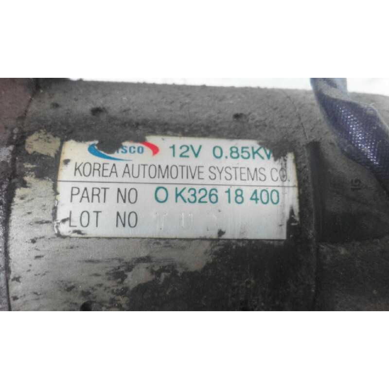 Recambio de motor arranque para kia rio    |   0.00 - 0.05 | 2000 - 2005 referencia OEM IAM 0K32618400  