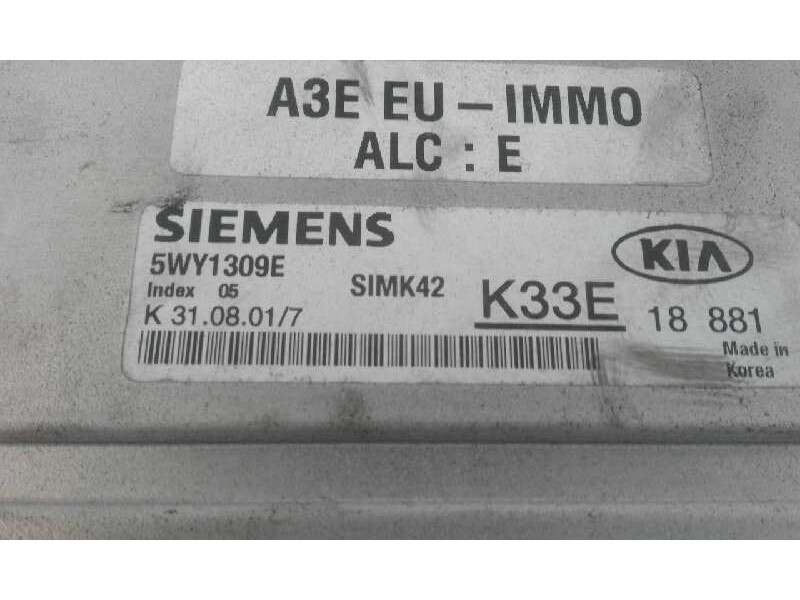 Recambio de centralita motor uce para kia rio    |   0.00 - 0.05 | 2000 - 2005 referencia OEM IAM 5WY1309E  