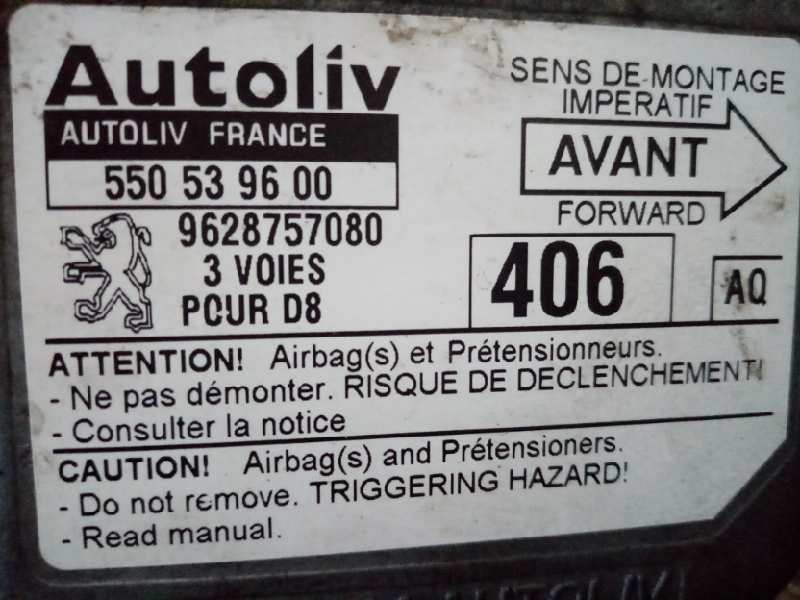 Recambio de centralita airbag para peugeot 406 berlina (s1/s2) stdt   |   08.95 - 12.98 | 1995 | 90 cv / 66 kw referencia OEM IA