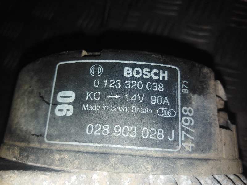 Recambio de alternador para seat toledo (1l) 1.9 tdi   |   0.91 - 0.99 | 1991 - 1999 | 90 cv / 66 kw referencia OEM IAM  0123320